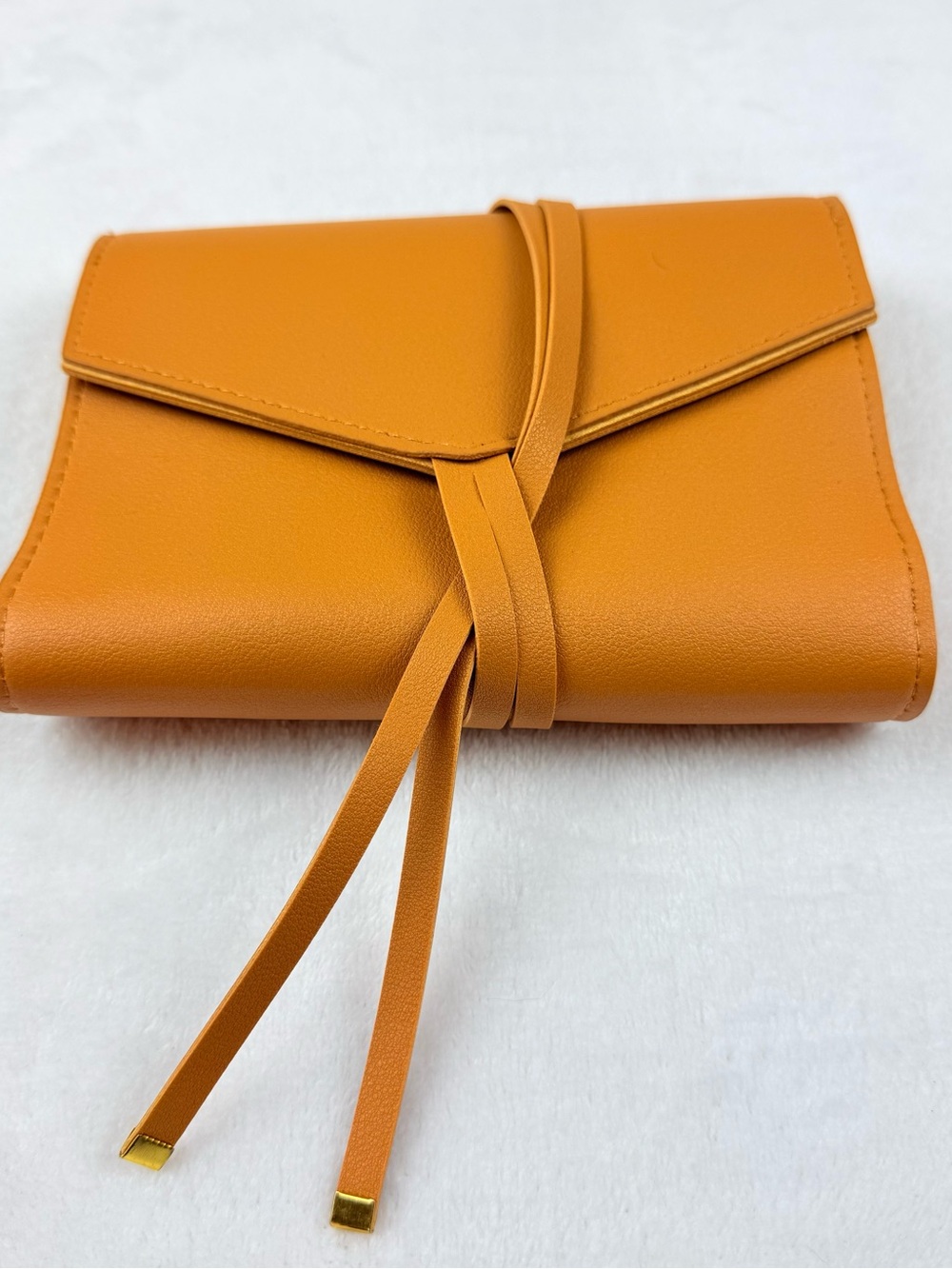 Glass Ladder Orange Organizer Tech Cosmetics Travel School NWT